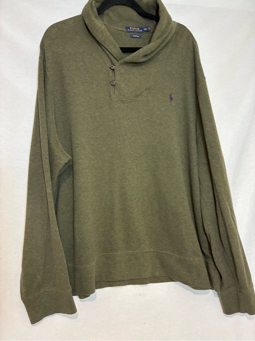 Polo Ralph Lauren Estate Rib shawl Collar Pullover Sweater Men’s XXL Preppy